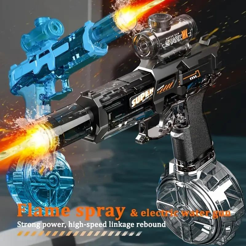 New Electric Water Gun Toy, Automatic Water Gun, Large Capacity Water Gun, Perfect Outdoor Water Gun for Summer at The Swimming Pool, Beach, Lawn - Fun Gift, Birthday Party Present