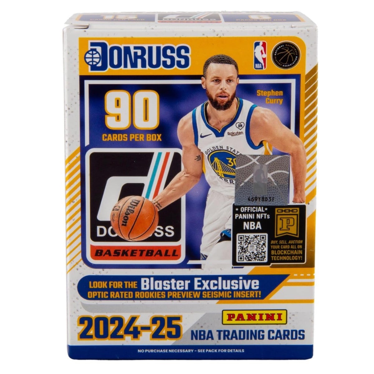 2024/25 Panini Donruss Basketball Blaster Box-Official NBA Factory Sealed Trading Cards (6pcs)+100pcs Soft Trading Card Sleeves