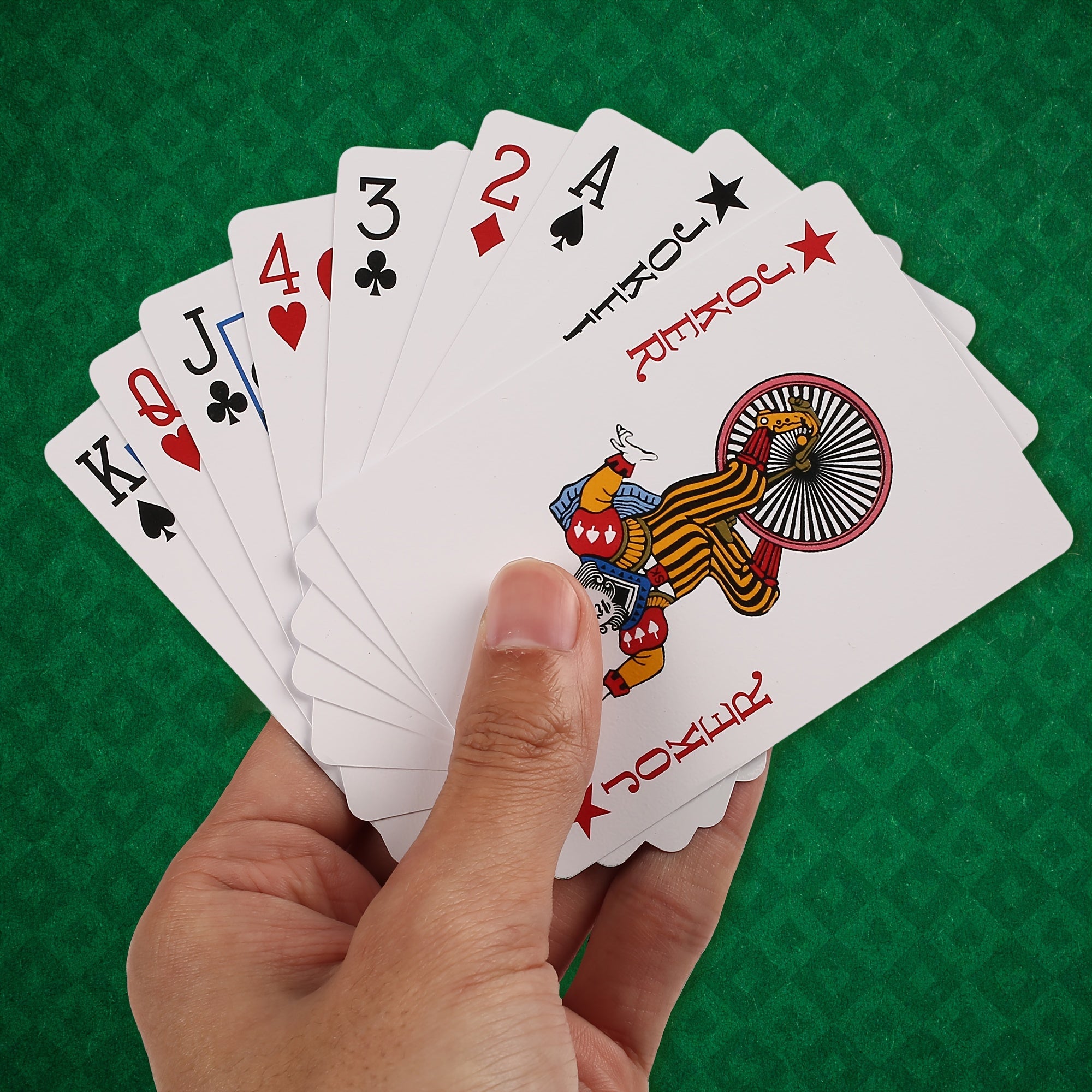 2 Decks Waterproof Plastic Playing Cards Poker Size Standard Index Card with Case Game Cards