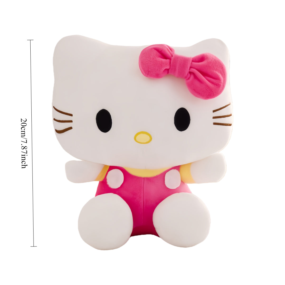 Sanrio Hello Kitty Plush Doll - Cute KT Cat Doll with Soft Plush Body, Collectible Girl' Birthday Gift (Red/Blue/Pink) - Suitable for & Hello Kitty Fans
