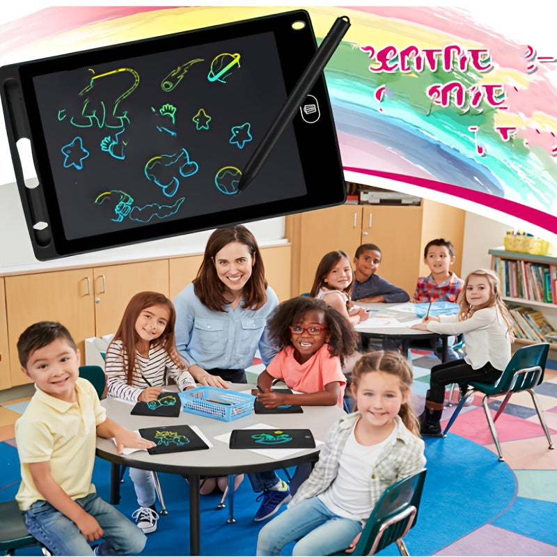 Learning Systems, Electronic Learning Toys, Learning & EducationLCD Handwriting Board 8.2-inch Graffiti Board Drawing Board Parent-child Interaction Halloween Christmas Perfect Return to School Gift for Children, Gifts for Friends And Relatives.