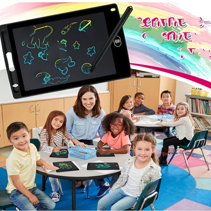 Learning Systems, Electronic Learning Toys, Learning & EducationLCD Handwriting Board 8.2-inch Graffiti Board Drawing Board Parent-child Interaction Halloween Christmas Perfect Return to School Gift for Children, Gifts for Friends And Relatives.