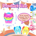 [Squishy Sensory Fidget Toys] 20PCS Axolotl Salamandrid Squishy Toys Slow Rising Toys Axolotl Salamandrid Slow Rising Toys Newt Toys Slow-Rise(Individually Wrapped)Small Foam Squishies Toys Ice-cream Shape Squishy Toy Squeeze Sensory Tall Fun Axolotl Fidg