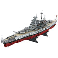 2081pcs Tech Battleship Clamp Block Building Set, MOC Large Warship Building Block Ornament Model, Adult Collectible Display Toy, Best Gift for Warship Enthusiasts 4201