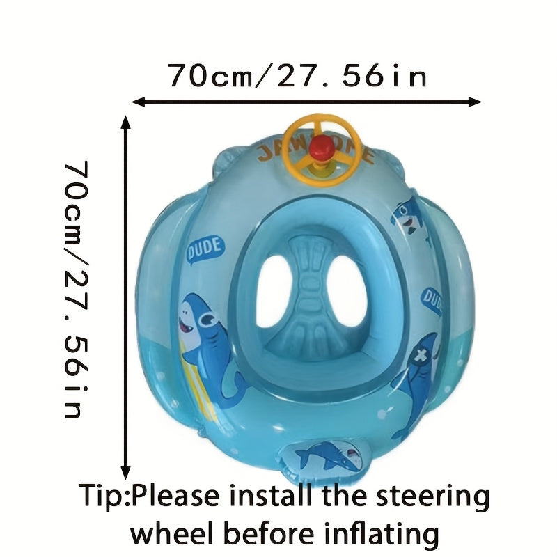 1 Pack Cartoon Inflatable Pool Floats | Fun Water Toys & Beach Floaties, Summer Vacation Accessories, Great Gift for Swimming