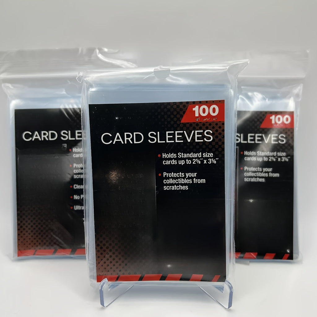 Soft Sleeves 5 Packs of 100 for Standard Sized Cards = 500