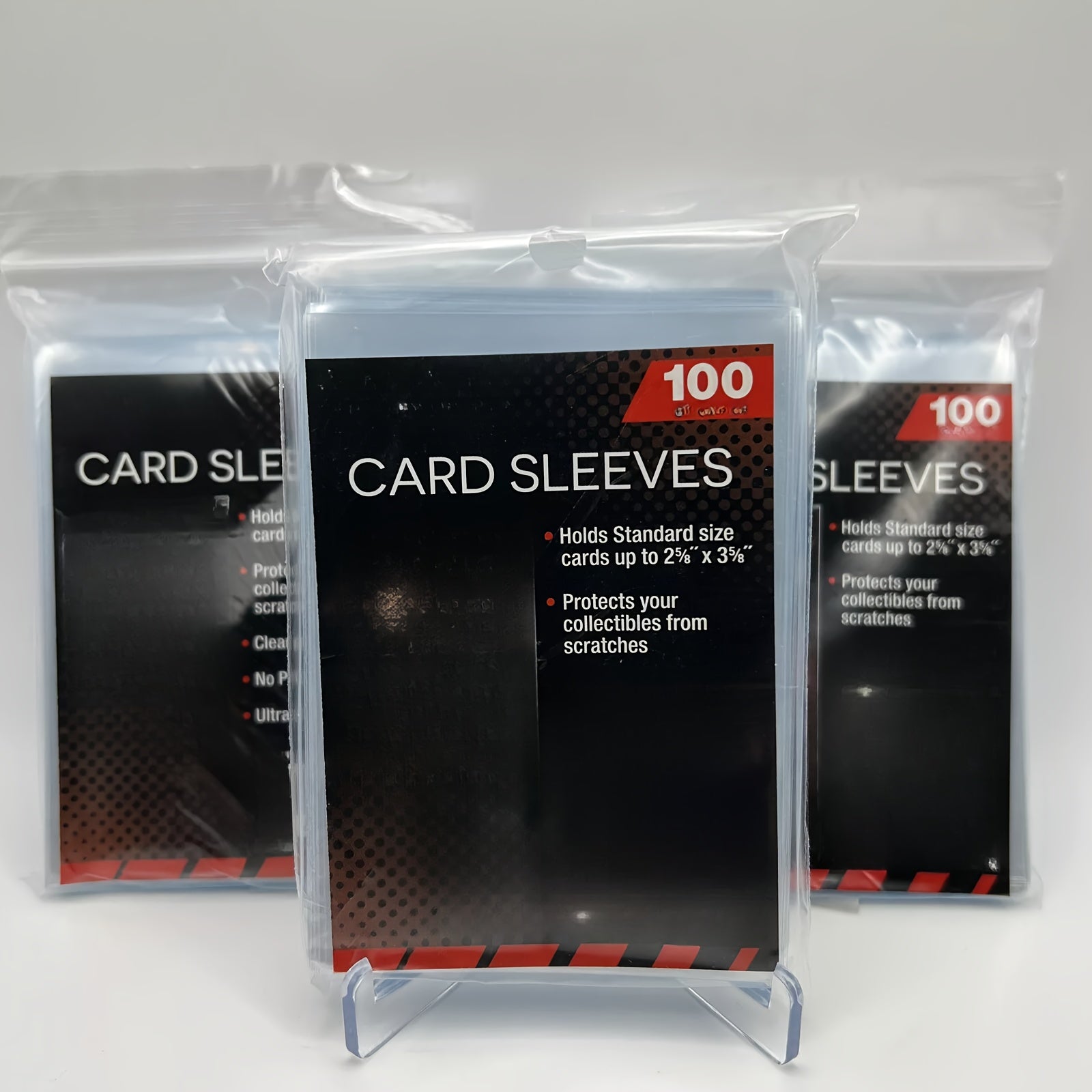 Soft Sleeves 5 Packs of 100 for Standard Sized Cards = 500