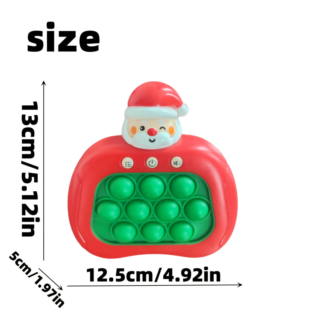 Christmas And Halloween Gifts Kids' Interactive Pop-Up Brain Games - Fun Animal-Shaped Memory Training Toy To Boost Focus, Logic, And Relax, Durable Plastic Material In Red, Green, White, And Pink, Fun Brain Game