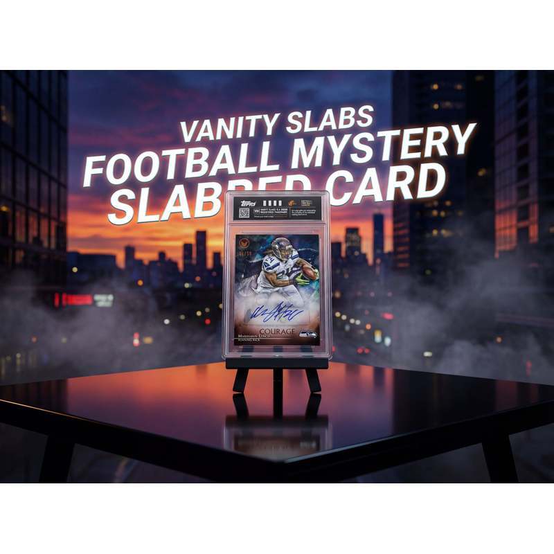 PANINI Football Random Single Hit Slab | Inside is a Rookie, Star, Autograph or Insert Guaranteed! | Perfect Gift for Kids & Collectors of All Ages