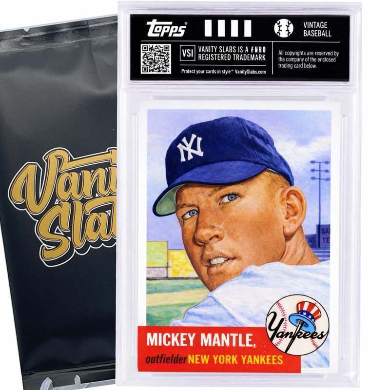 TOPPS Vintage Baseball Mystery Single Slab – Discover a Baseball Card 50 to 100 Years Old | Perfect Gift for Kids & Collectors of all Ages
