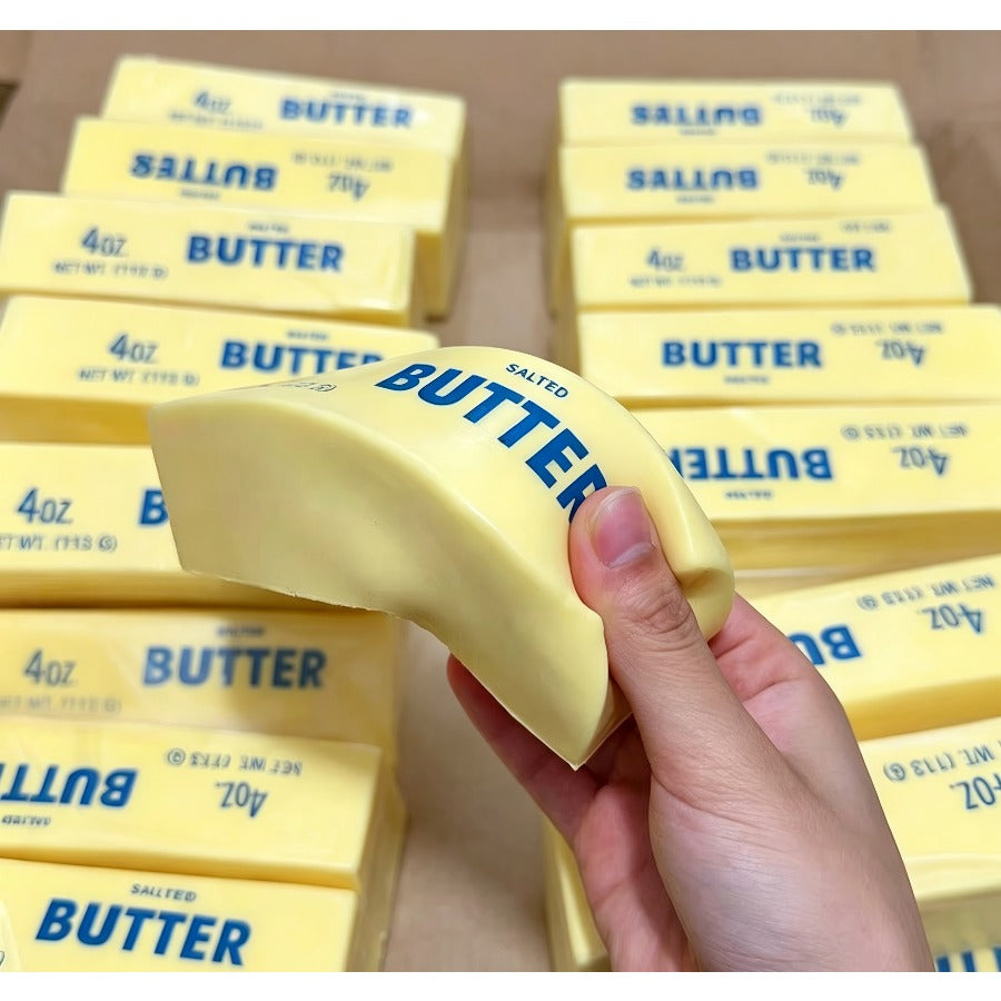 [Butter Squishy Toys] 10-Pack Butter Squishy Toys - Super Soft Slow-Rising Butter Sticks, Realistic Food Squishies Fidget for Decompression, Anxiety Relief & Sensory Play