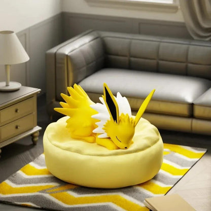 [CN] Pokemon Sleepy Pose Eevee Blind Box Eeveelutions Blind Box - Cute Kawaii Eeveelutions Sleep Pose Figures- Vaporeon Sylveon Espeon Umbreon Leafeon Glaceon - Desktop Ornament Mystery Toy - Simplified Chinese