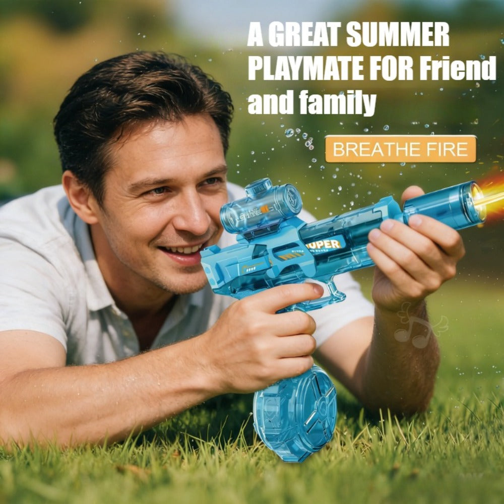 New Electric Water Gun Toys, Automatic Water Guns, Children's Large Capacity Water Guns, Perfect Outdoor Water Guns for Swimming Pools, Beaches, Lawns in Summer - Fun Gifts, Birthday Party Gifts