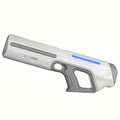 Auto-Fill Electric Water Gun, Pulse Jet Squirt Gun with LED Light Show, 40ft Long Range Rapid-Fire Water Blaster, USB Rechargeable Large Tank Waterguns for Kids & Adults, Adult Water Gun for Pool Beach Backyard