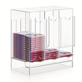 Acrylic Booster Pack Dispenser, Card Dispenser Storage And Organizer, For Trading Card, Booster Packs, Sports & More(3 Slots)
