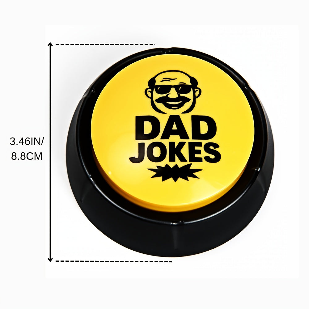 Funny for dad Joke Button, Father'S Day Gift, Gag Gift for Men, A Push of Button for Hilarious Jokes, White Elephant Gift for Dad, Christmas Stocking Stuffer, Birthday Gift from Daughter, Prank Toys for Age 14+