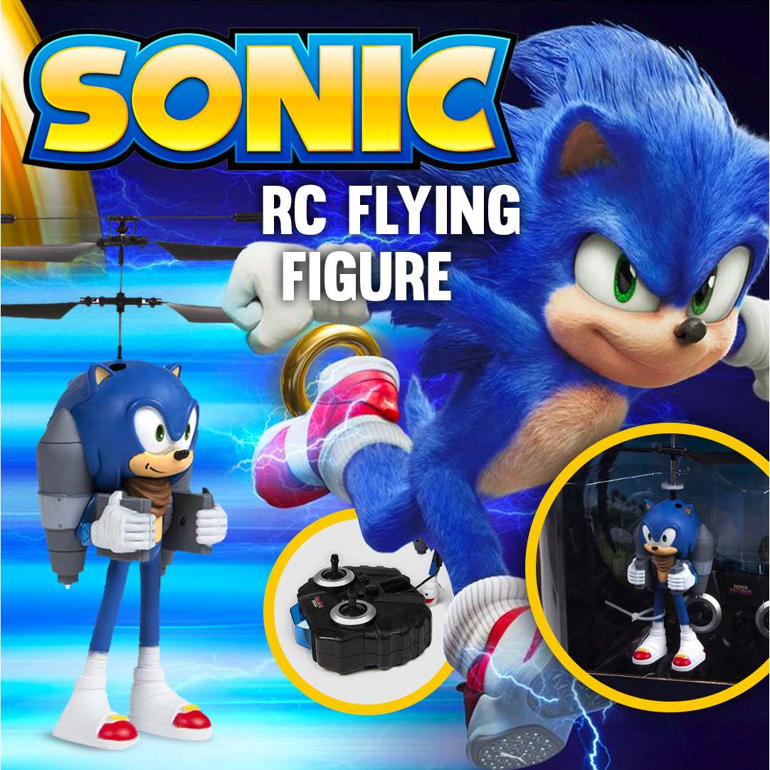 Sonic Boom Sonic 2.5 Channel IR Jetpack Flying Figure Helicopter