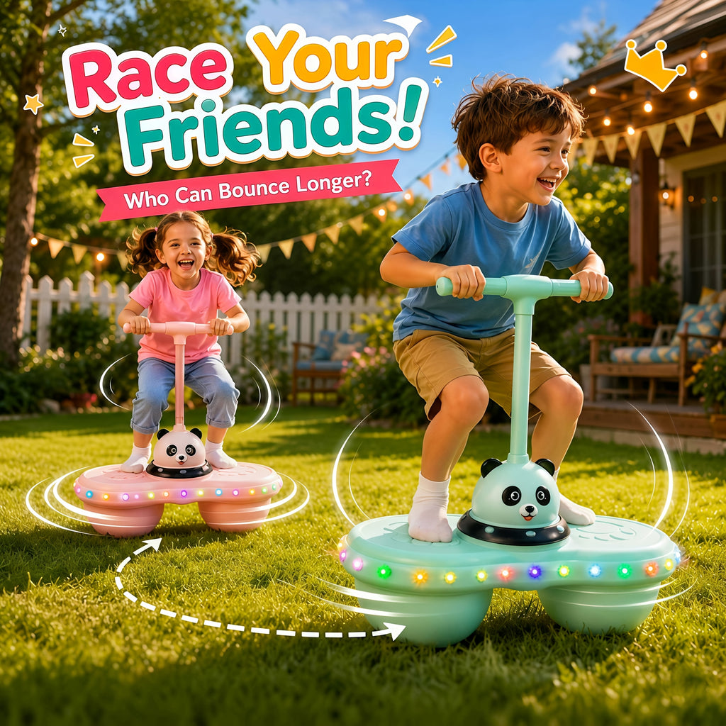 New LED Rainbow-Illuminated Bouncing Ball, a Fun Balance And Coordination Toy Suitable for Both Children And Adults, an Interactive Game, a Perfect Gift for Boys And Girls, Halloween And Christmas