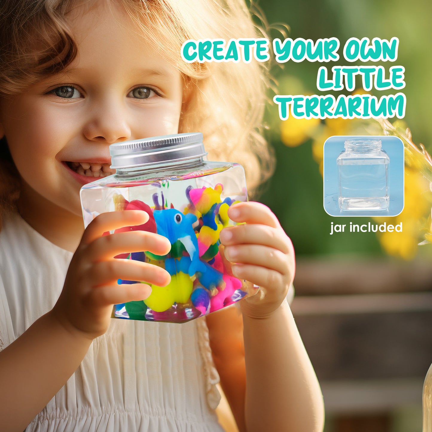Aqua Fairy Water Gel Kit - Magic Water Elf - DIY Squishy Maker Kit - Design Your Own Squishes - Kids Arts & Crafts