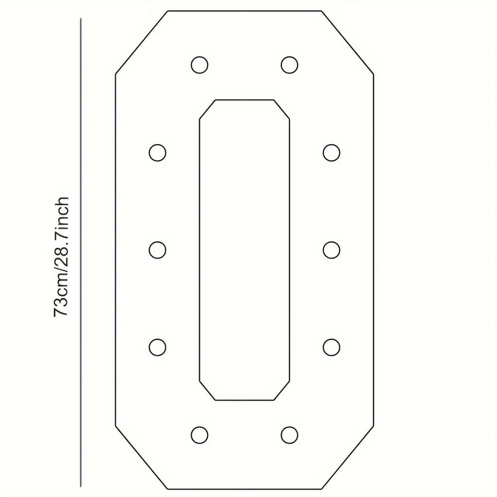 Warm White 73cm / 28.7 INCH - Illuminated Number 1 Balloon Frame - Paper PS Foam Board, Perfect for Birthday & Anniversary Parties,Graduation Decorations, Back to School of 2026