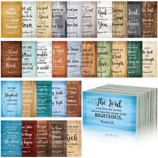 240pcs Bible Verse Cards with Full Scripture Cards Mini Prayer Cards for Women and Men Motivational Assorted Inspirational Quote Cards Bulk for Student Friend Religious Christian Gift, Classic Style