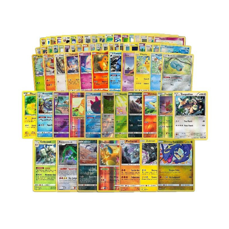Double Pokemon Foil Pack – 80 Random Card Includes foil Cards. Your Cards May Vary from The Cards in Image