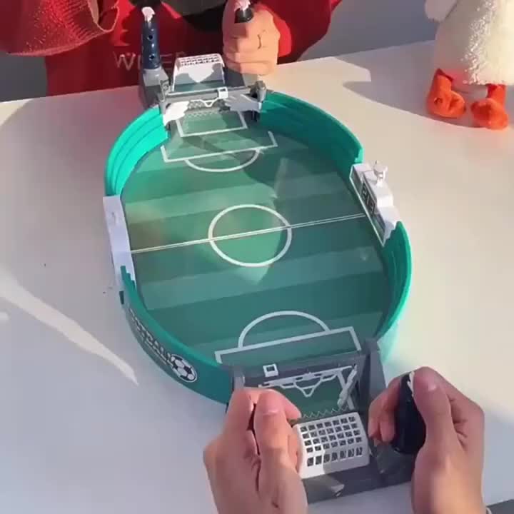 Kids' Portable Table Football Game Set, Parent-Child Versus Football Toy, 2-Player Competitive Puzzle Table Game, Durable PP Material, Independent Tabletop Design, Indoor Family Game, Kids' Party Toy, Christmas, Thanksgiving Gift, Soccer Board Game