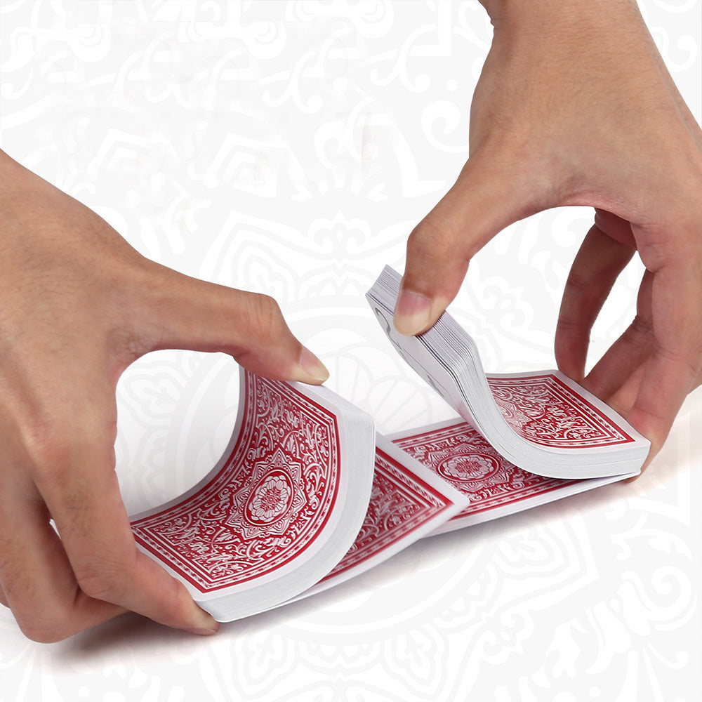 Playing Cards, Jumbo Index, 10 Decks of Cards (5 Black 5 Red), Large Print, Poker Size