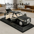 Collectible Car Model, Zinc Alloy with Display Base, Openable Doors Highly Detailed Static Decoration, Perfect Gift for Car Enthusiasts, for Home Desktop, Birthday Christmas