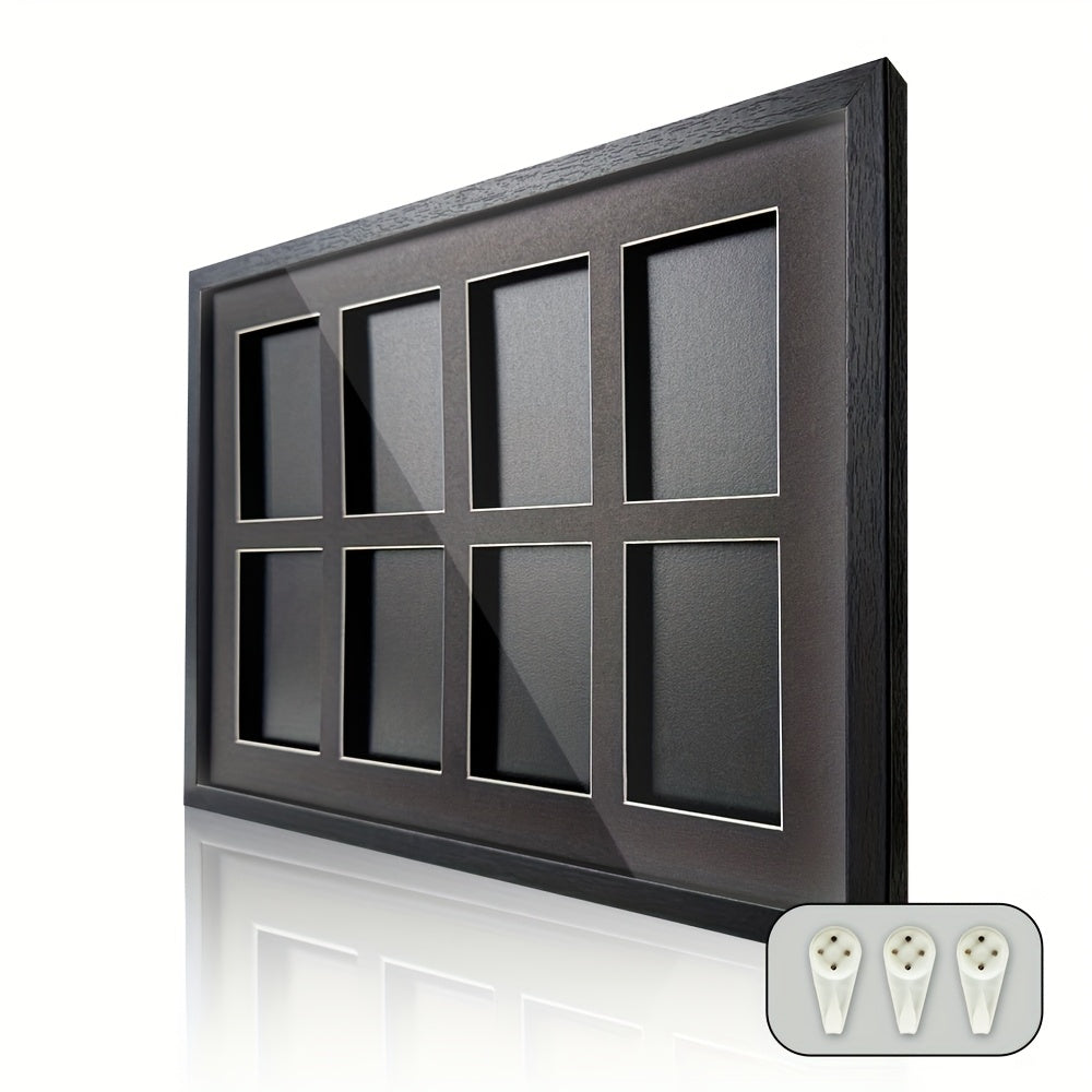 Wall-Mounted Trading Card Display Case - Wood Fiber Board Collector'S Sleeve, Protective Frame for TCG, PTCG, Sports And Game Cards, Compatible with 35-360Pt Cards, Age 14+