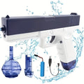 Pink/blue High-capacity Automatic Water Gun - A Long-range, Durable Toy with Dual Magazines And An Ergonomic Grip, Perfect for Summer Swimming Pools And Outdoor Entertainment, A Toy Gun