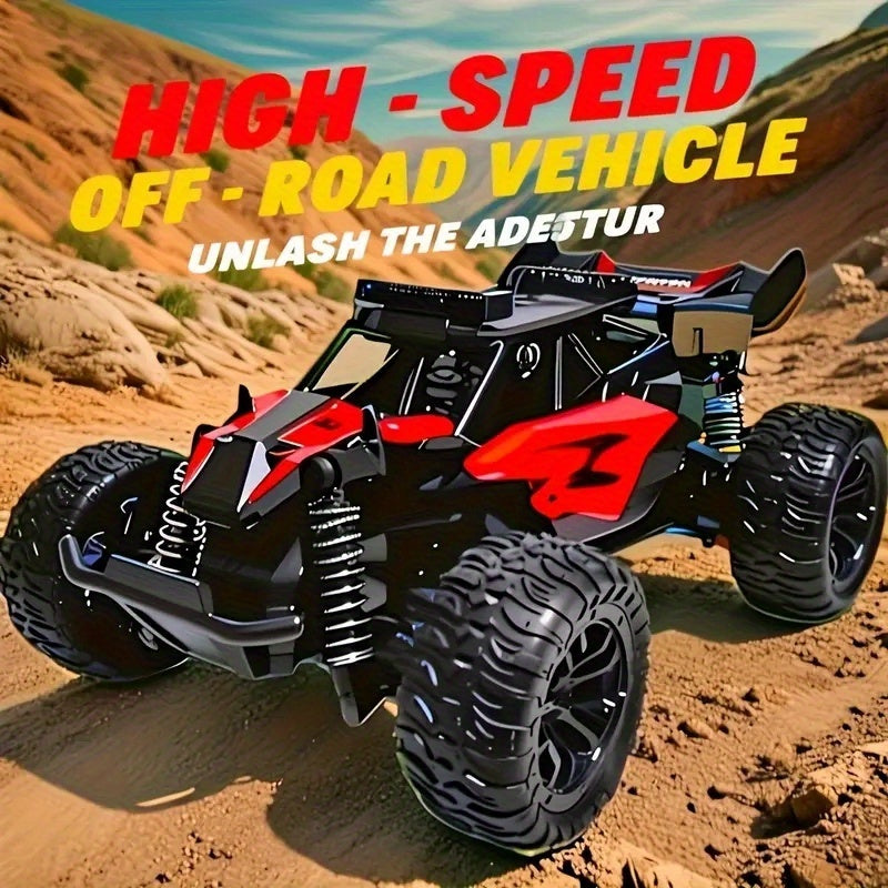 New All-terrain Off-road Vehicle, Equipped With A Battery And Colorful LED Lights, Is Suitable For All-terrain Off-roving. It Is A High-speed And Cool Lighting Off-road Vehicle, The Best Birthday Gift For Boys And Girls, And The Best Choice For Hall
