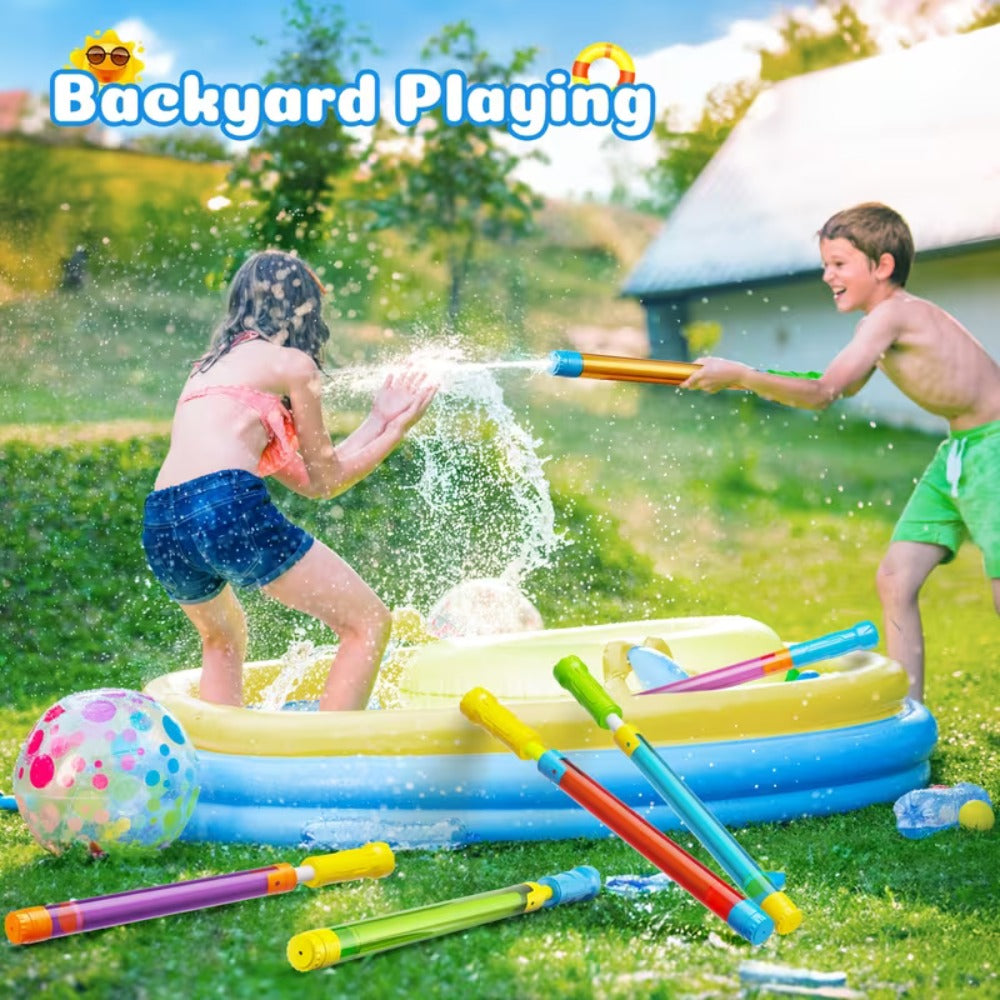 [|Summer Carnival] 4/6/10/24pcs Water Gun Set, Children's Water Guns, Suitable for Summer Pools, Beaches, and Outdoor Water Play, Perfect as a Party Gift