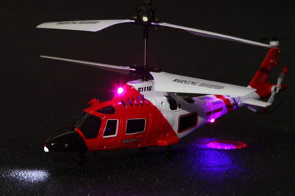 SYMA Coast Guard Rescue Helicopter RC Flight Infrared 3CH Gyro Marine Aircraft Model S111G