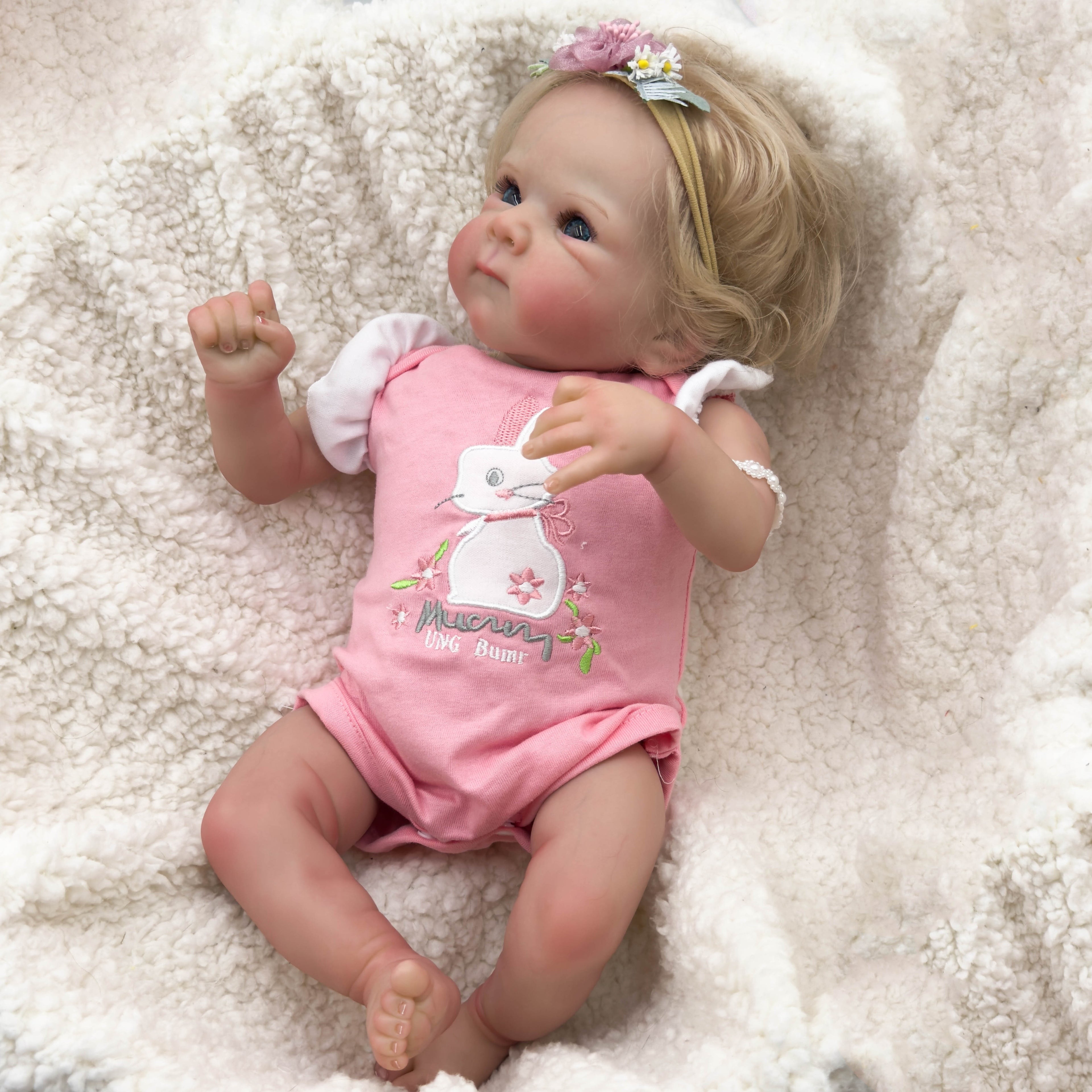 [Perfect Birthday Presents] Completed 16-Inch (42Cm) Reborn Baby Dolls That Appear Lifelike, Handcrafted Realistic Newborn Baby Doll, a Lifelike Baby Girl Toy Suitable for Ages 3 And Up, Perfect for Birthday Presents