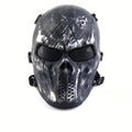 [Halloween Costume] Halloween Skeleton Mask - Black And White Camouflage Design for Ages 18+ Durable Polyester Outdoor Cycling, Suitable for Parties, Cosplay, Themed Events, And Role-Playing Accessories Skeleton-Shaped Mask | Halloween Costume
