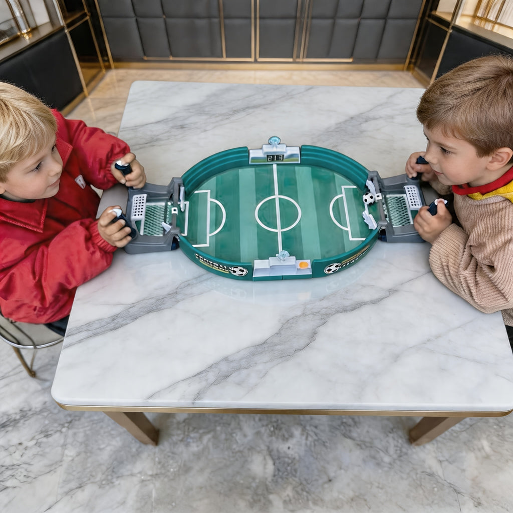 Kids' Portable Table Football Game Set, Parent-Child Versus Football Toy, 2-Player Competitive Puzzle Table Game, Durable PP Material, Independent Tabletop Design, Indoor Family Game, Kids' Party Toy, Christmas, Thanksgiving Gift, Soccer Board Game