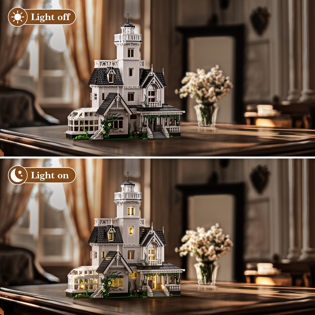 Magic Owens House Building Block Set, Unique Castle Architecture - Fan Collection Boutique - Brand Compatible - Excellent Gift For Christmas And Halloween - Adult Building Block Toys (1877pcs)