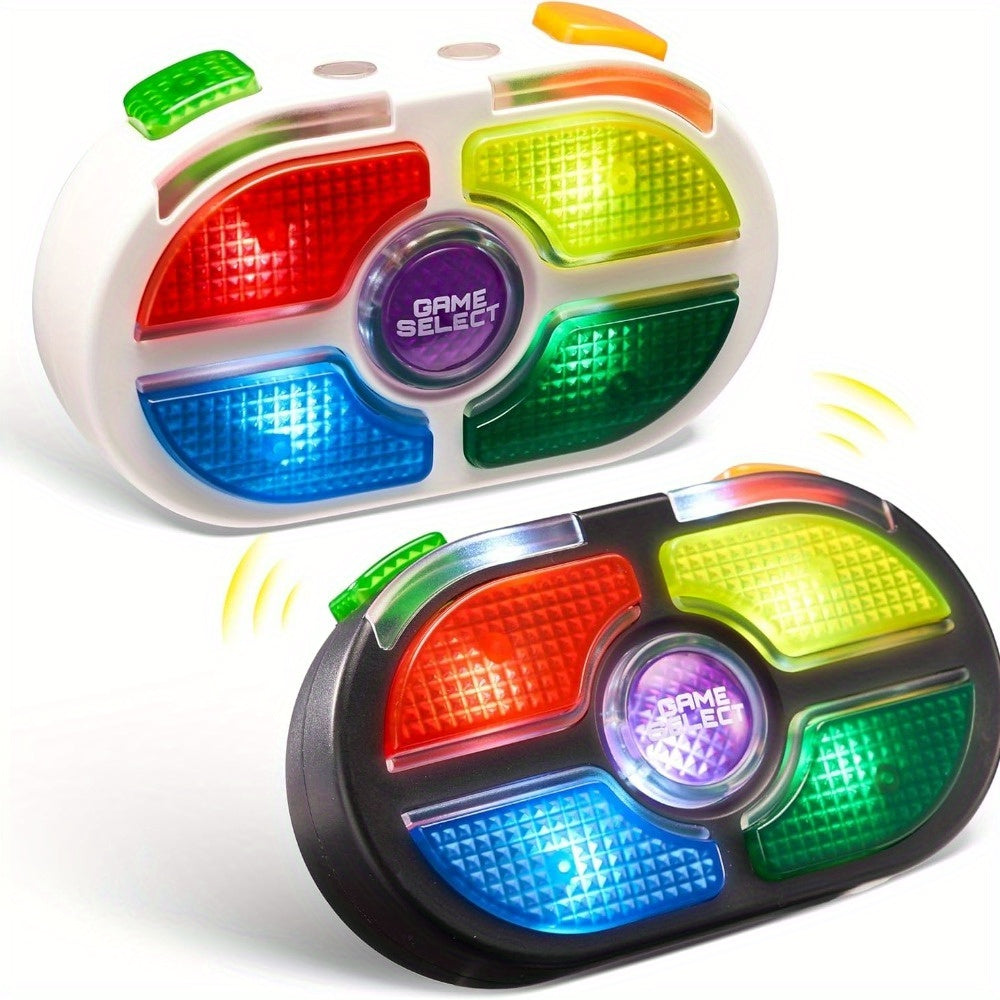 SYNCFUN 7 Key Portable Gaming Device Featuring 4 Game Modes, Suitable For 1 Or 2 Players, With Lights And Volume Control, Recommended For Ages 8+ And Up, Multi-Item Party Favor Packs For Children, Perfect Christmas Gifts