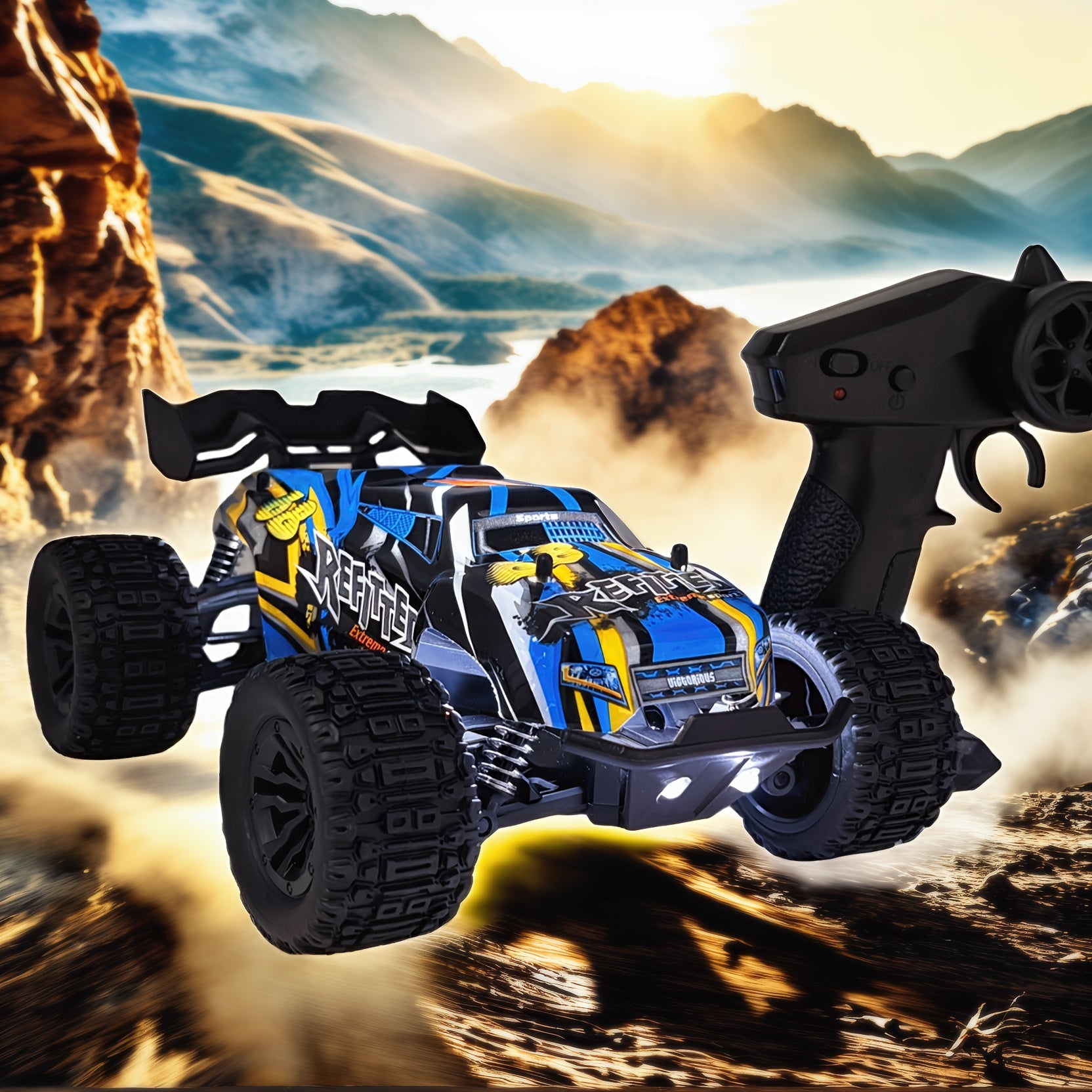 [High Speed RC Monster Truck] High Speed 4x4 All Terrain Remote Control Monster Truck for Adults and Children | Remote Control Car for Racing Enthusiasts, Boys' Holiday Toys, Christmas Gifts