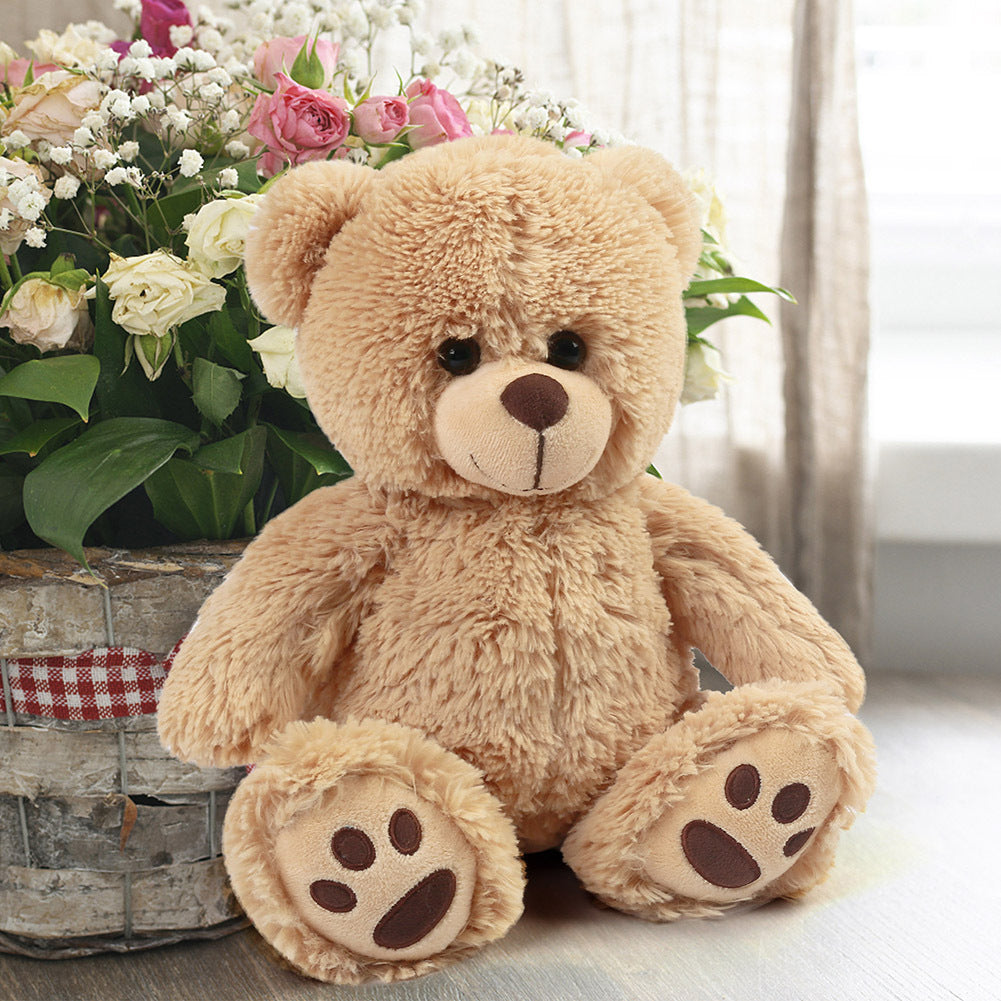 Teddy Bear Stuffed Animals, 15 inch Brown Teddy Bear Plush Toy, Cute Hugging Gift for Kids on Christmas Valentine's Day, Easter Decoration,Birthday Gifts