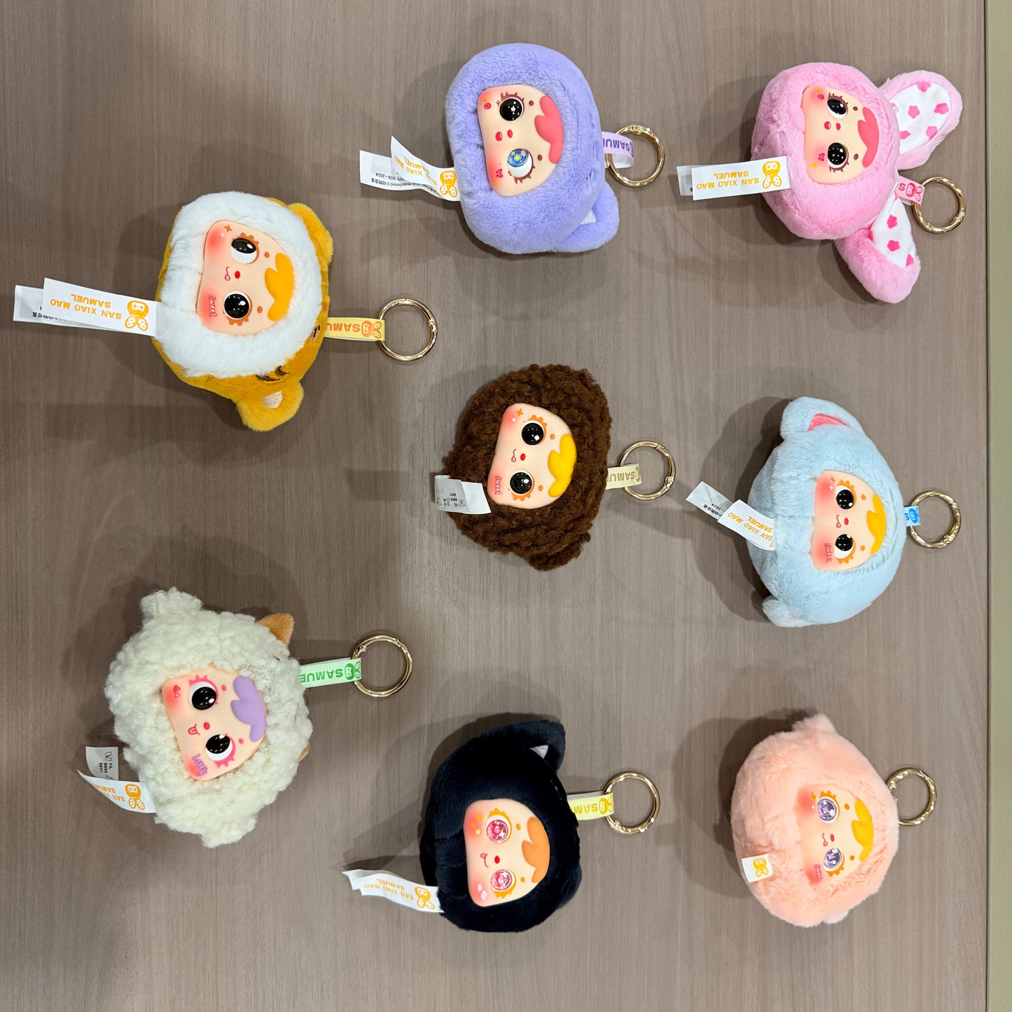 [Plush Home Decoration] Samuel Small Animal Series Dolls, Furry Dolls With Big Eyes And Animals, Plush Animals For Home Decoration, Plush Home Decoration | Cute Animal Ornaments | Charming Design Styles Randomly Selected