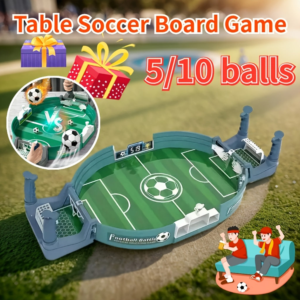Portable Football Game Set - Durable PP Material, Stand-Alone Table Design, Perfect Family Party Game for Christmas, Halloween, Thanksgiving, Board Game
