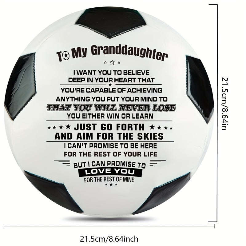 [Christmas Birthday Gifts] Basketball Optional Football, Perfect for Daughters, Grandchildren, Nephews, Nieces, Christmas Birthday Gifts - You Never Lose, Football Holiday Gifts