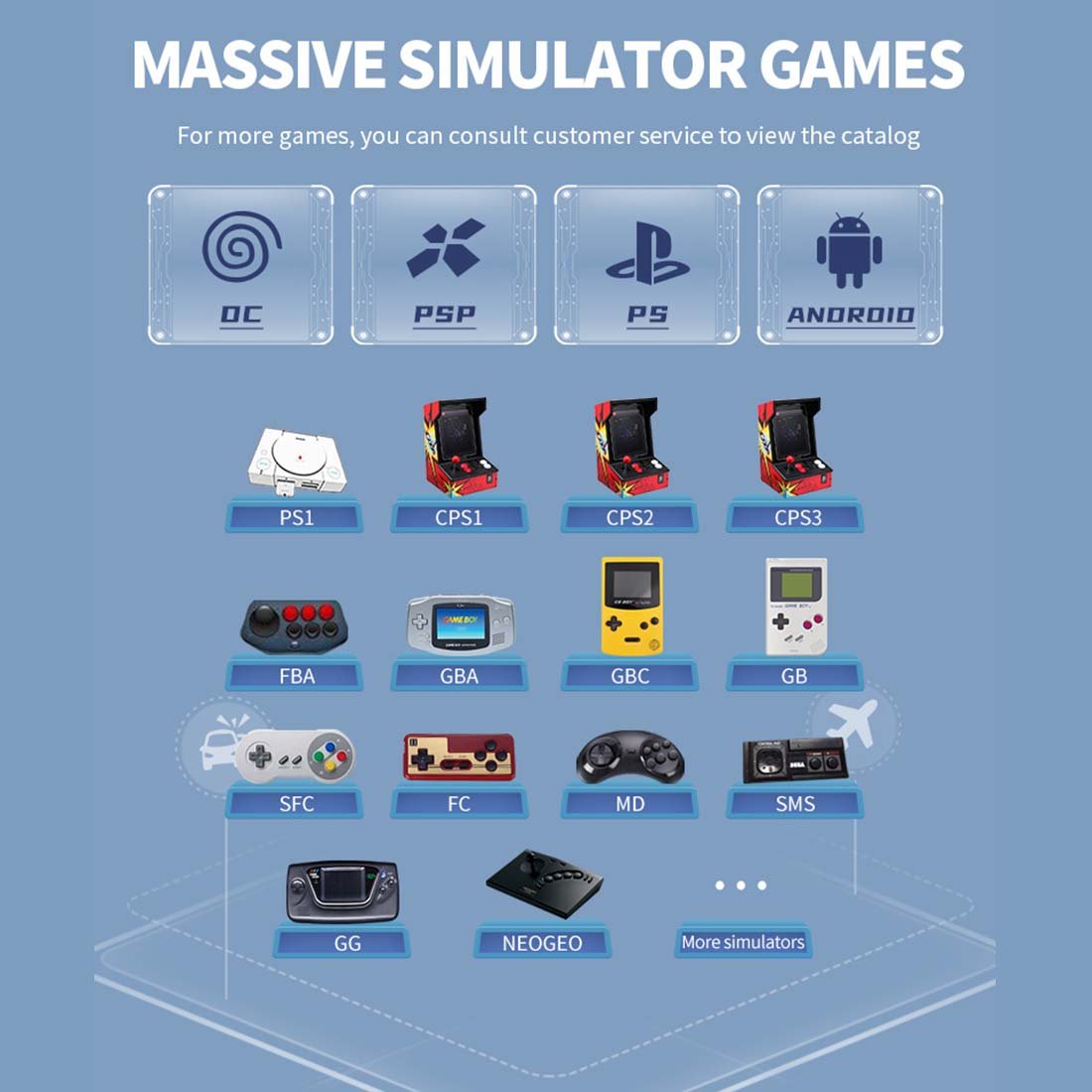 Powkiddy X28 Retro Handheld Gaming Console