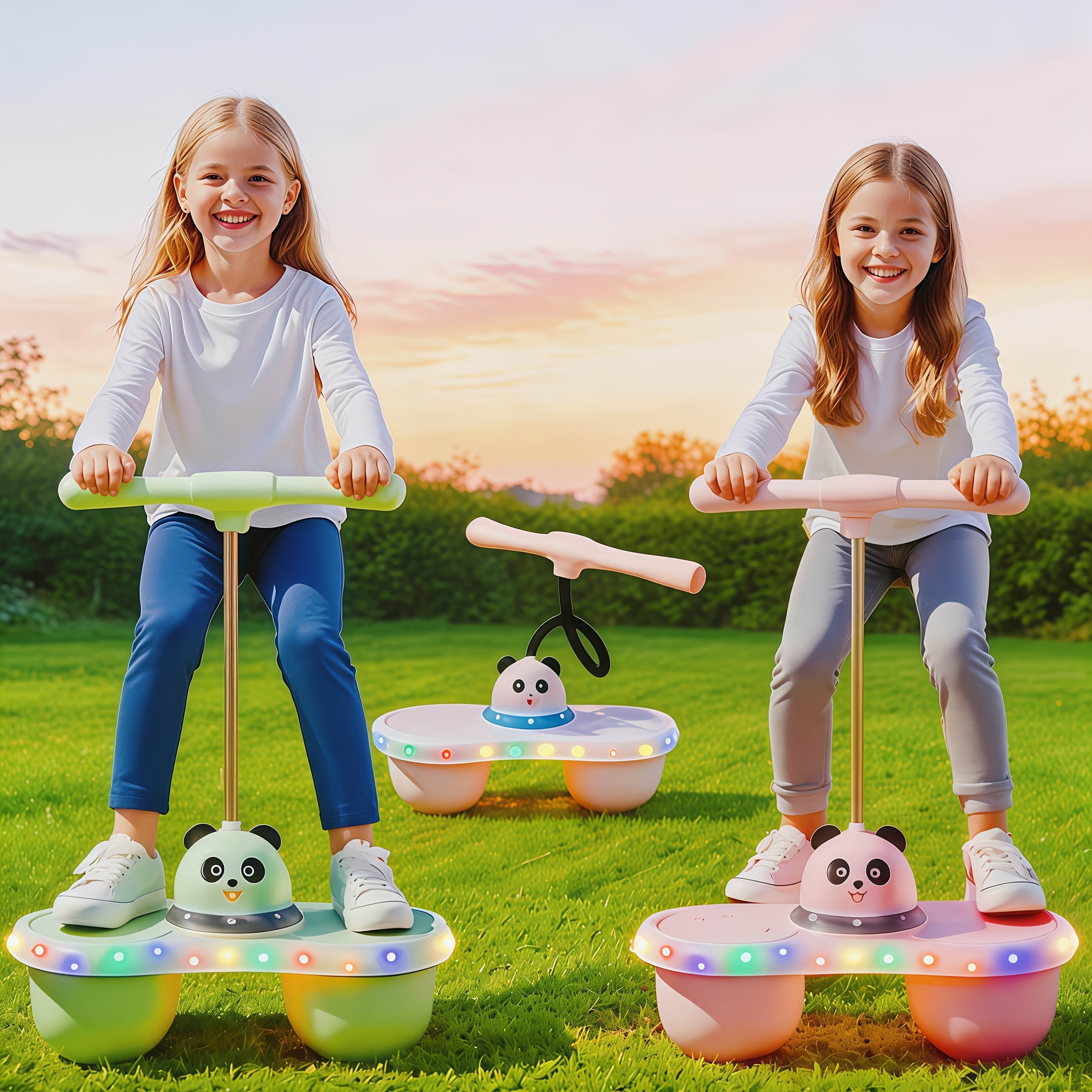 New LED Rainbow-Illuminated Bouncing Ball, a Fun Balance And Coordination Toy Suitable for Both Children And Adults, an Interactive Game, a Perfect Gift for Boys And Girls, Halloween And Christmas