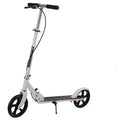 2026 Double Brake Foldable Adjustable Height (4 Gears) Lightweight Maximum Load Capacity Of 220LB 2-wheel Commuting Scooter Adult And Youth Game Day Fan Gear for All Football Fans Halloween Christmas Gift