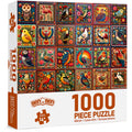 Benben Bird Jigsaw Puzzles for Adults, 1000pcs Bird Crochet with Letters on The Back, Entertaining Animal Puzzle, Difficult Puzzles for Family Game Night, Home Decoration, Gifts for Men And Women for Birthdays And Christmas