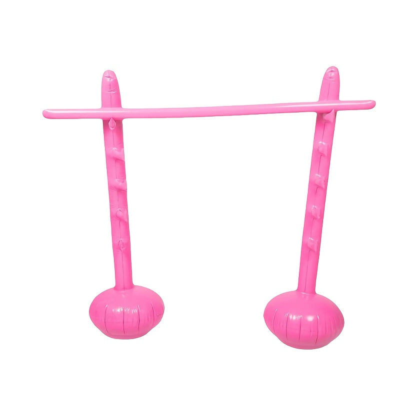 Portable Inflatable Adult Limbo Game Set - Durable Inflatable Limbo Game Set Fun And Safe Limbo Stick Suitable for Family Festivals, Gatherings, Interactive Outdoor Activities