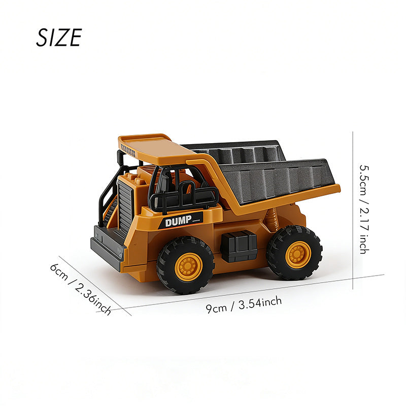 9-channel Bulldozer, 11-channel Excavator, Mini Dump Truck, Mini Loader, 2.4GHz RC Construction Vehicle Toys with Alloy Head, Lights & Sounds, Suitable for Boys & Girls, Perfect Gifts for Halloween, Thanksgiving And Christmas